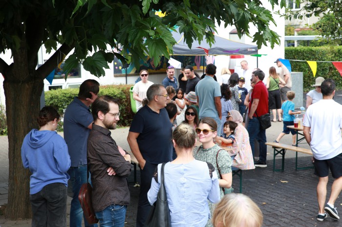 Unser Sommerfest war gut besucht.