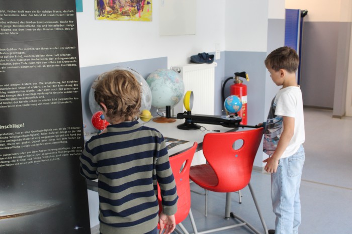 Zum Science Day Raumfahrt gab es auch eine Ausstellung.