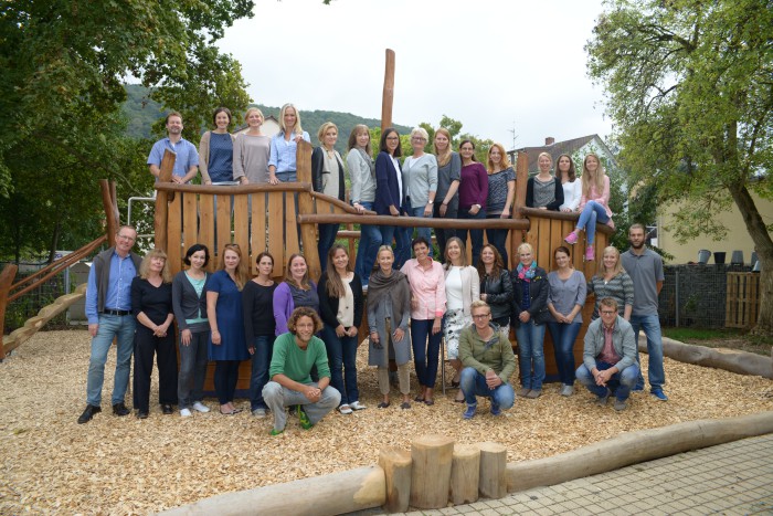 Unser Team mit der Schulleitung Frau Lorenz und Frau Matheis