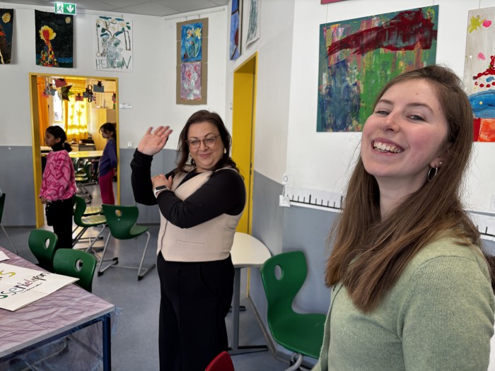 Auch gute Laune beim Lehrerteam!