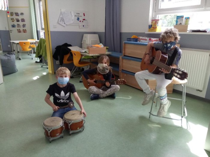 Unsere Band während Corona