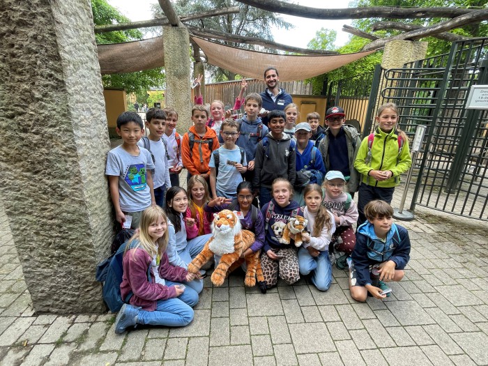 Die Tigers bei der Übergabe im Heidelberger Zoo.
