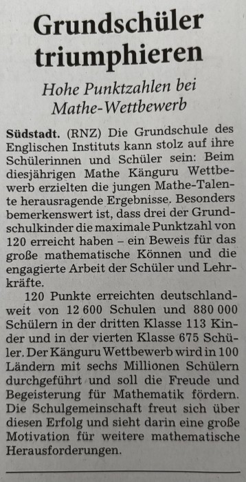 In der Heidlebegrerausgabe 148, RNZ